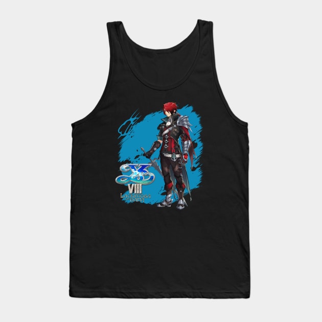 Adol Christins Odyssey - Ys Character Tee Tank Top by WalkTogether